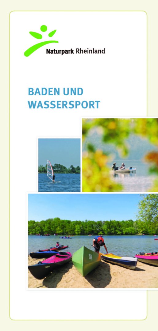 Faltblatt – Baden und Wassersport